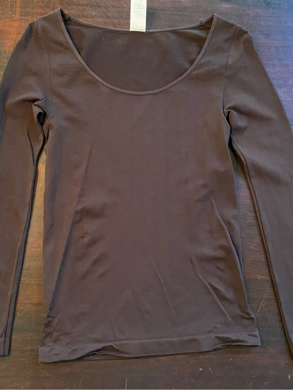 Idea Women’s Brown Long Sleeve Top, One Size, NWOT